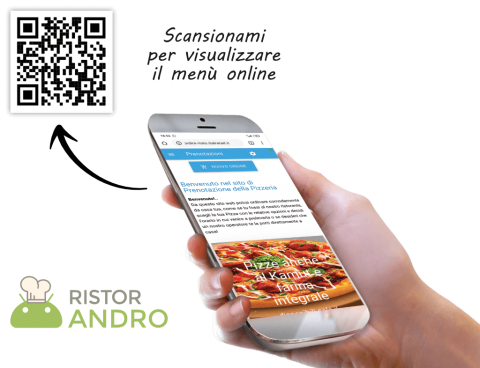 RistorAndro - scansione qr code accesso menù online